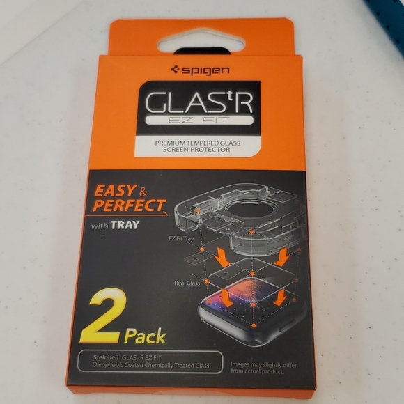 Spigen 2 pack fitbit versa glass screen protector - Picture 13 of 15